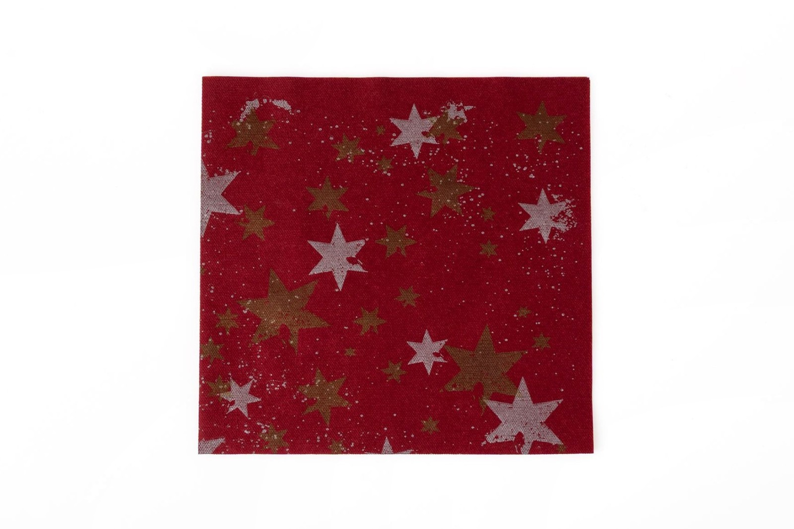 Bordeaux Airlaid napkin with starry night pattern